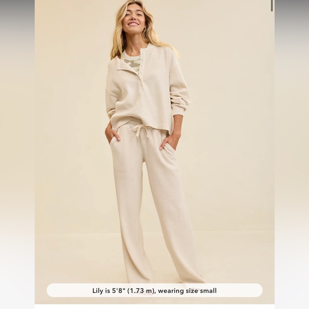 BNWT * Aerie Waffle Trouser